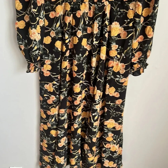 NEW Bohme square neck midi dress Large - Picture 8 of 11